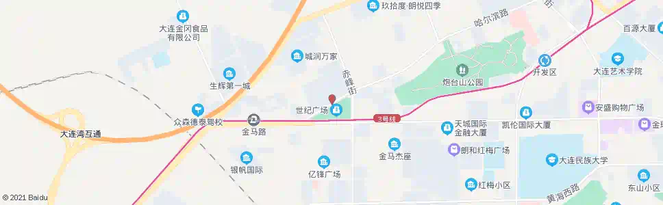 大连七彩柱_公交站地图_大连公交_妙搜公交查询2025