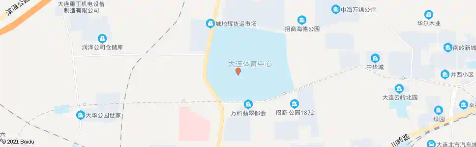 大连体育场_公交站地图_大连公交_妙搜公交查询2025