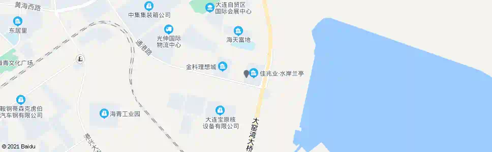 大连蓝熙庭_公交站地图_大连公交_妙搜公交查询2025