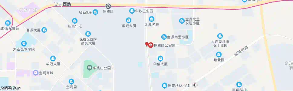 大连保税区东门_公交站地图_大连公交_妙搜公交查询2025