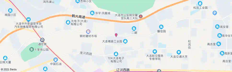 大连杏林东街_公交站地图_大连公交_妙搜公交查询2025