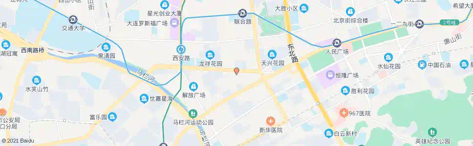 大连玉华市场_公交站地图_大连公交_妙搜公交查询2025