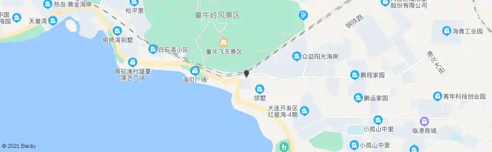 大连红星海二期_公交站地图_大连公交_妙搜公交查询2025