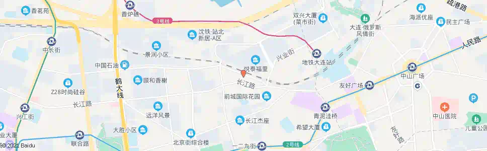 大连明珠一站_公交站地图_大连公交_妙搜公交查询2025