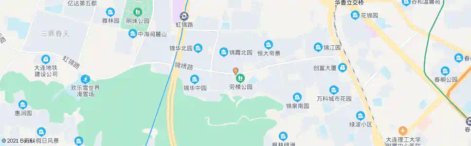 大连锦绣小区_公交站地图_大连公交_妙搜公交查询2025