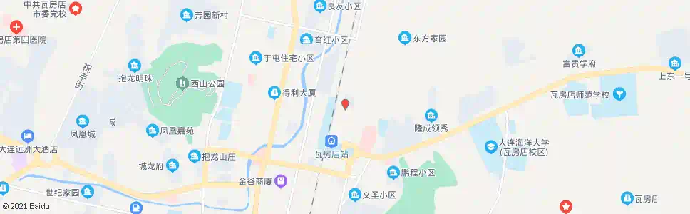 大连铁路小区一站_公交站地图_大连公交_妙搜公交查询2025