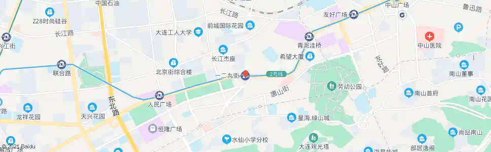 大连一二九街站_公交站地图_大连公交_妙搜公交查询2025
