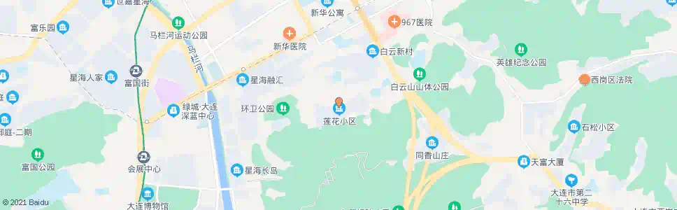 大连莲花市场_公交站地图_大连公交_妙搜公交查询2025