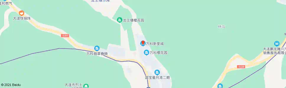 大连万科新城里_公交站地图_大连公交_妙搜公交查询2025