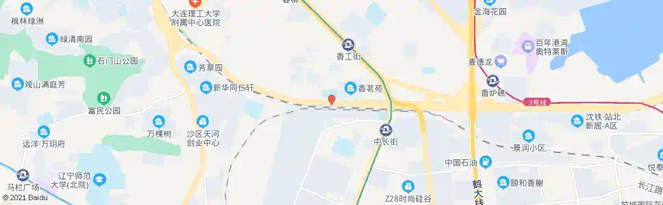 大连侯二小区_公交站地图_大连公交_妙搜公交查询2025