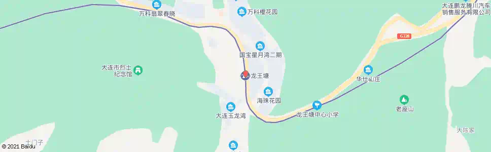 大连大龙王塘_公交站地图_大连公交_妙搜公交查询2025