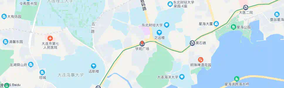 大连学苑广场站_公交站地图_大连公交_妙搜公交查询2025