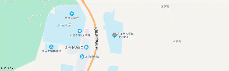 大连艺术学院_公交站地图_大连公交_妙搜公交查询2025