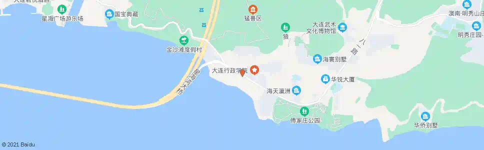 大连银沙滩_公交站地图_大连公交_妙搜公交查询2025