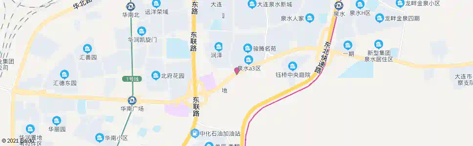 大连三道沟净水厂_公交站地图_大连公交_妙搜公交查询2025