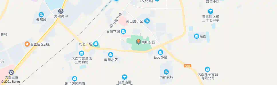 大连南山公园_公交站地图_大连公交_妙搜公交查询2025