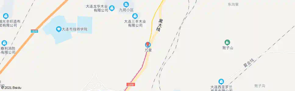 大连快轨九里站_公交站地图_大连公交_妙搜公交查询2025