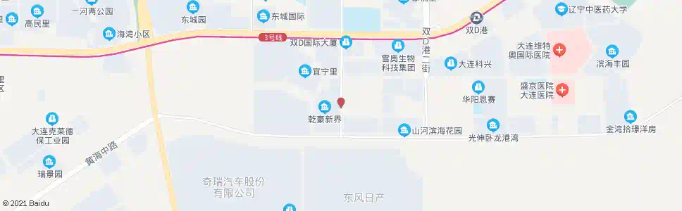 大连乾豪新界_公交站地图_大连公交_妙搜公交查询2025