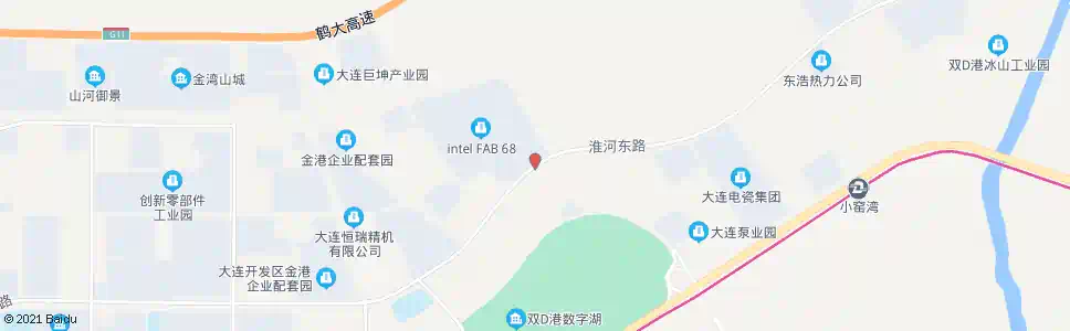 大连英特尔_公交站地图_大连公交_妙搜公交查询2025