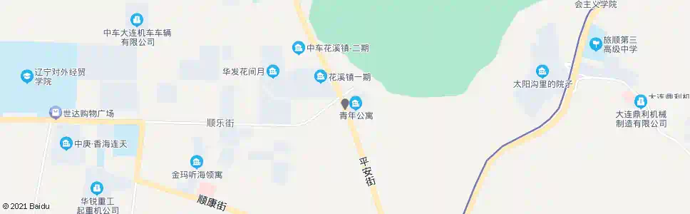 大连越洋街_公交站地图_大连公交_妙搜公交查询2025