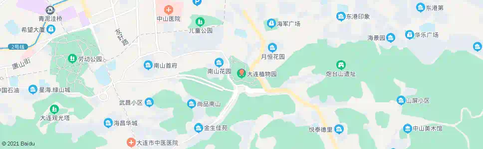 大连植物园_公交站地图_大连公交_妙搜公交查询2025