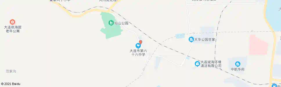 大连六十六中学_公交站地图_大连公交_妙搜公交查询2025