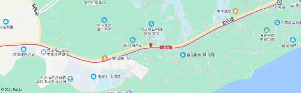 大连民院南门_公交站地图_大连公交_妙搜公交查询2025