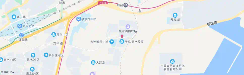 大连半岛欣座_公交站地图_大连公交_妙搜公交查询2025