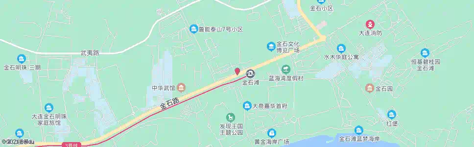 大连优山美地商业区_公交站地图_大连公交_妙搜公交查询2025