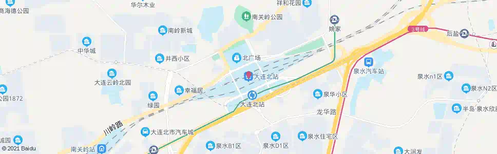 大连北王北站_公交站地图_大连公交_妙搜公交查询2025
