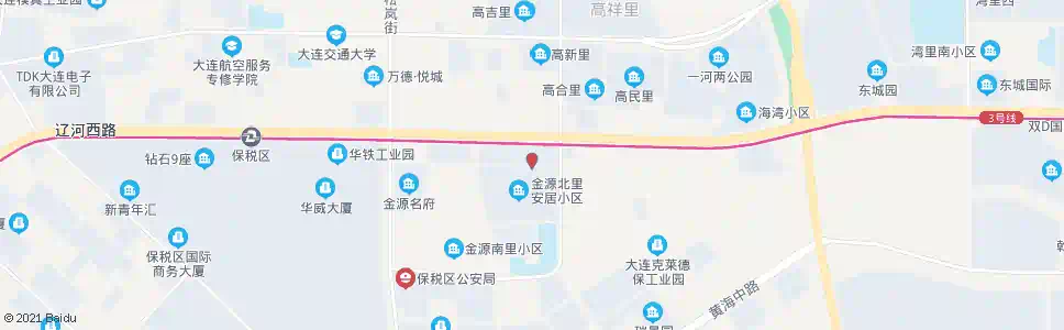 大连金北花园_公交站地图_大连公交_妙搜公交查询2025