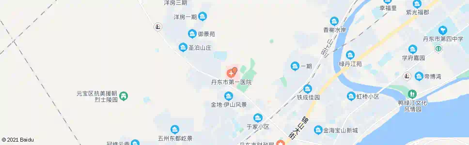 丹东住院部第一医院_公交站地图_丹东公交_妙搜公交查询2025
