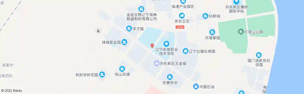 丹东二中_公交站地图_丹东公交_妙搜公交查询2025