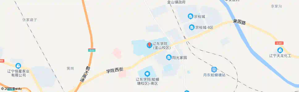丹东辽东学院北校区_公交站地图_丹东公交_妙搜公交查询2025
