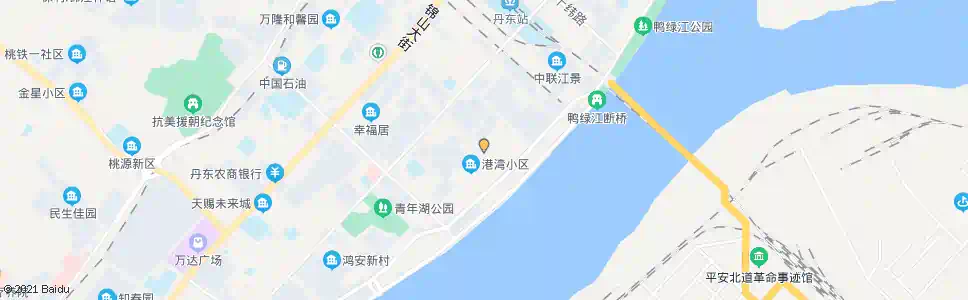 丹东港湾街_公交站地图_丹东公交_妙搜公交查询2025