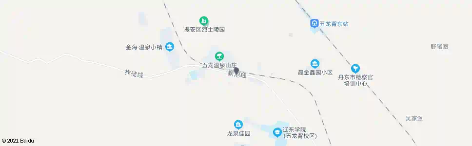 丹东五龙背南_公交站地图_丹东公交_妙搜公交查询2025