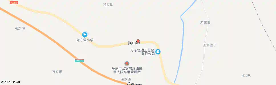 丹东炮守营(西)_公交站地图_丹东公交_妙搜公交查询2025