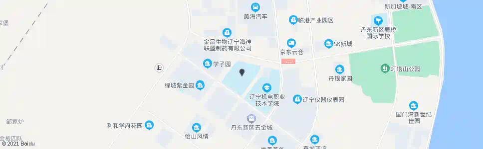 丹东第二中学_公交站地图_丹东公交_妙搜公交查询2025