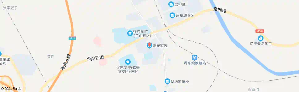 丹东阳光家园_公交站地图_丹东公交_妙搜公交查询2025