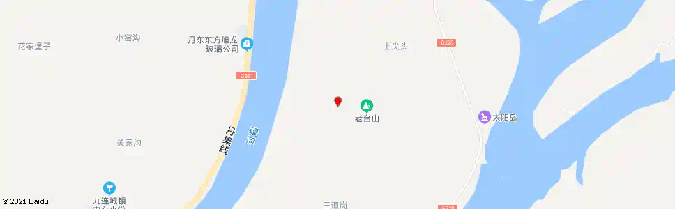 丹东上尖村_公交站地图_丹东公交_妙搜公交查询2025