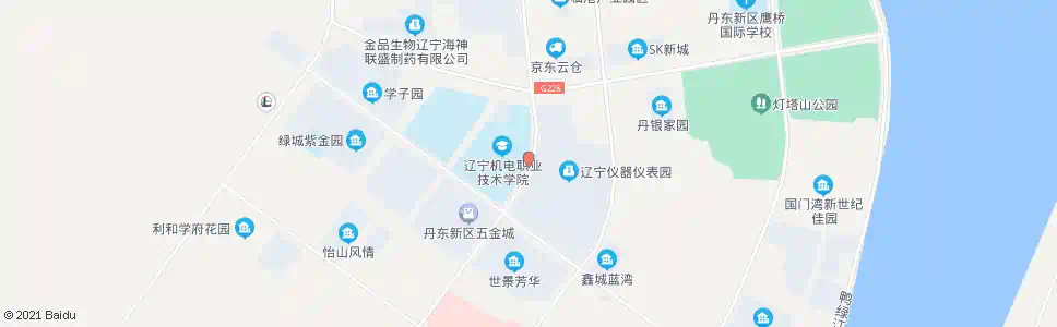 丹东辽宁机电学院_公交站地图_丹东公交_妙搜公交查询2025