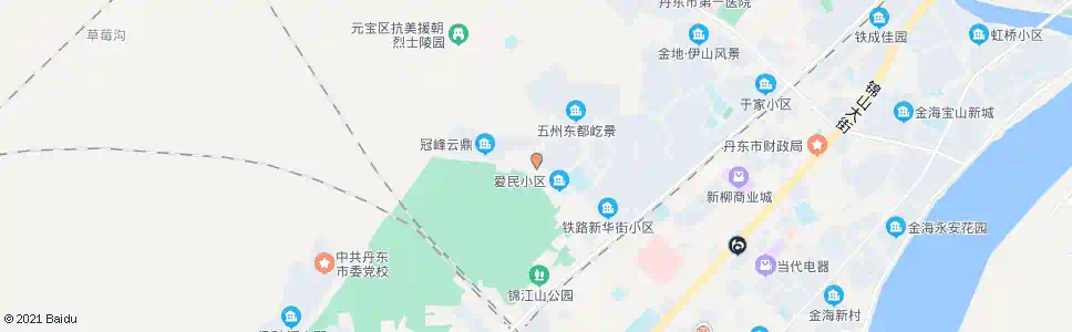 丹东烈士陵园_公交站地图_丹东公交_妙搜公交查询2025