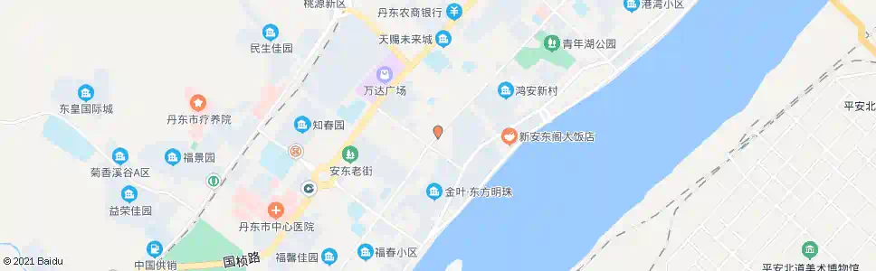 丹东青年大街_公交站地图_丹东公交_妙搜公交查询2025