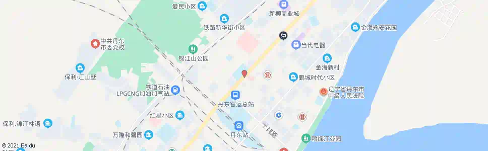 丹东新安街锦山大街_公交站地图_丹东公交_妙搜公交查询2025