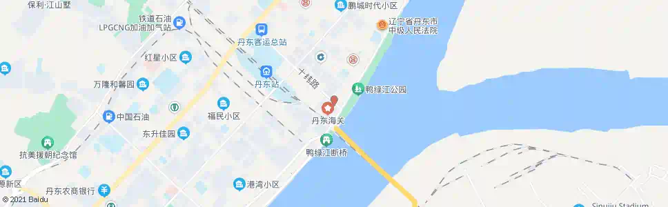 丹东站前(十纬路)_公交站地图_丹东公交_妙搜公交查询2025