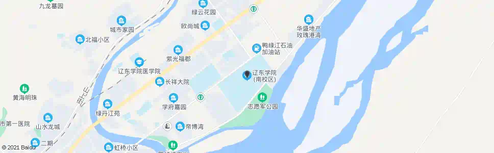 丹东辽东学院_公交站地图_丹东公交_妙搜公交查询2025