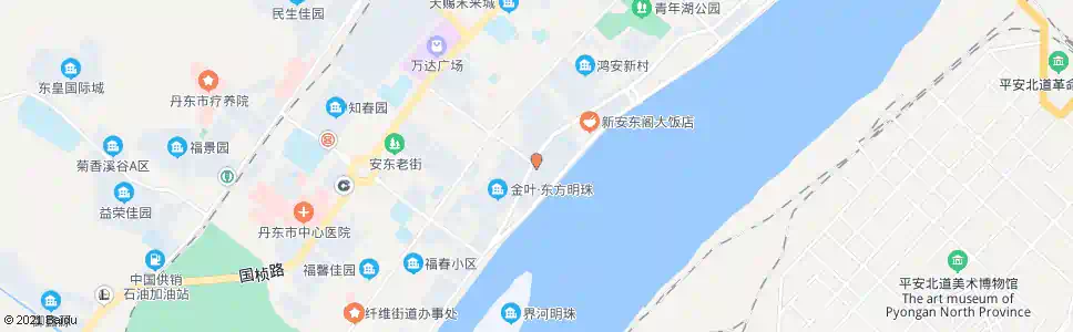 丹东16号坝门_公交站地图_丹东公交_妙搜公交查询2025