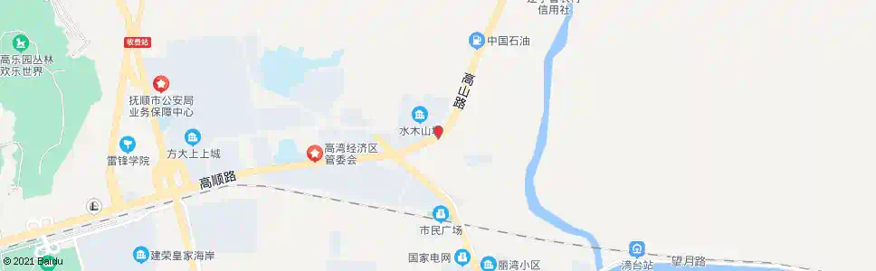 抚顺北山头_公交站地图_抚顺公交_妙搜公交查询2025