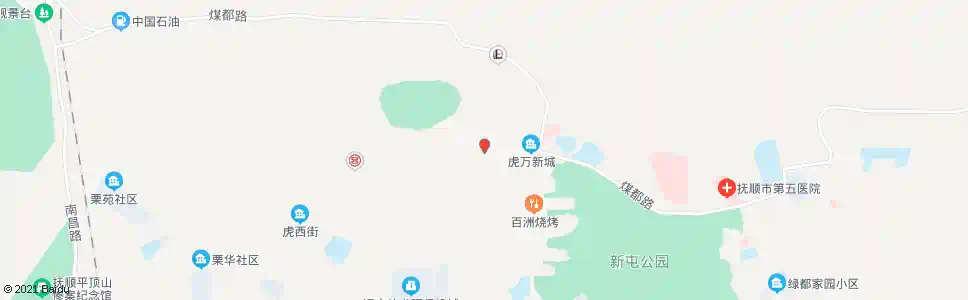 抚顺虎万路_公交站地图_抚顺公交_妙搜公交查询2025
