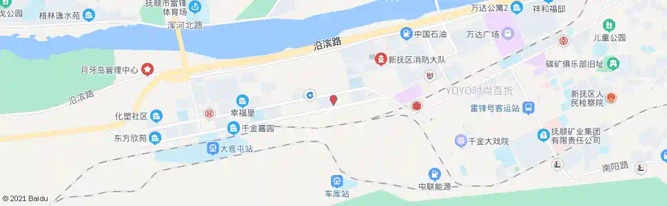 抚顺四道街_公交站地图_抚顺公交_妙搜公交查询2025